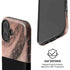 Rose Gold and Black Marble iPhone 16 Plus Magsafe Impact Case